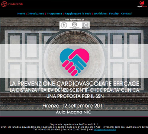 Prevenzione Cardiovascolare Efficace - Frienze 2011